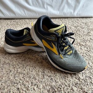 Brooks Launch 5 Pittsburgh 2018 Womens Running Shoes Gray Yellow Size 9